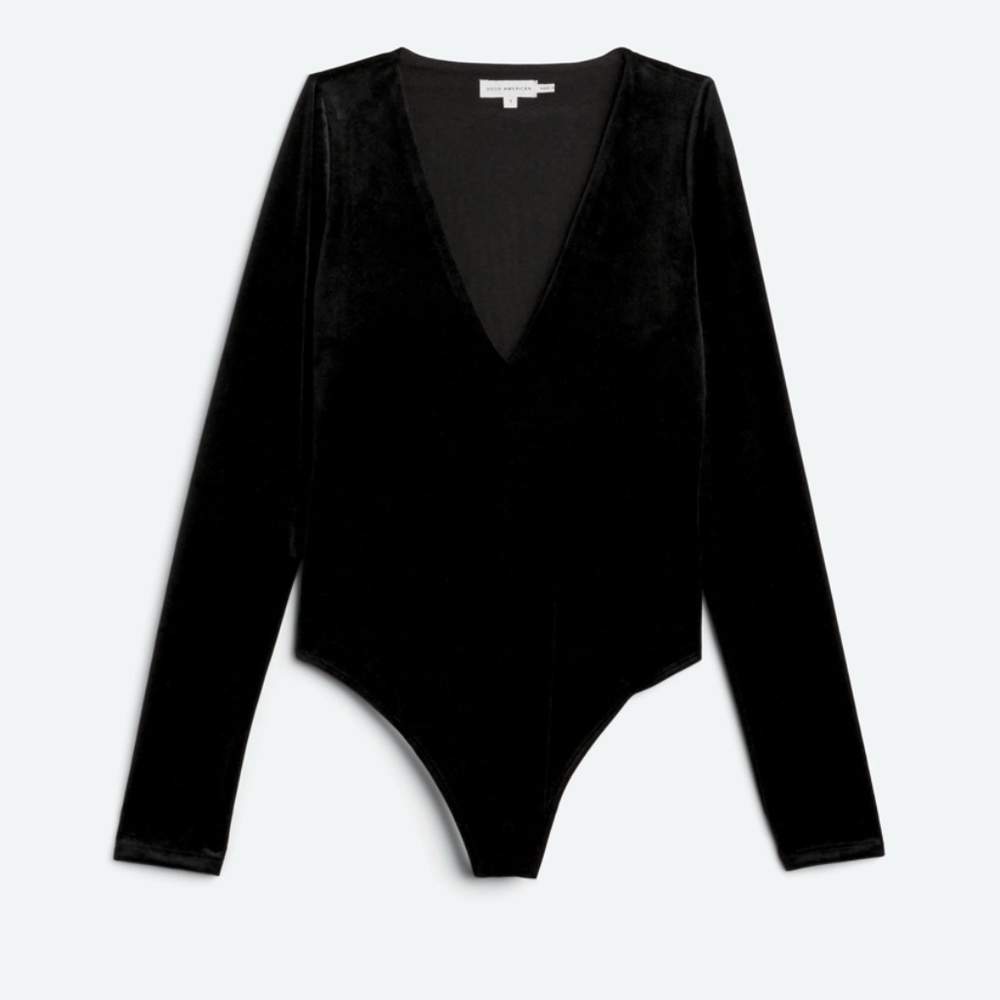 Velvet Deep V Knit Bodysuit - New!